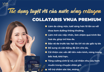 Liệu trình uống collagen Collataris VNUA Premium