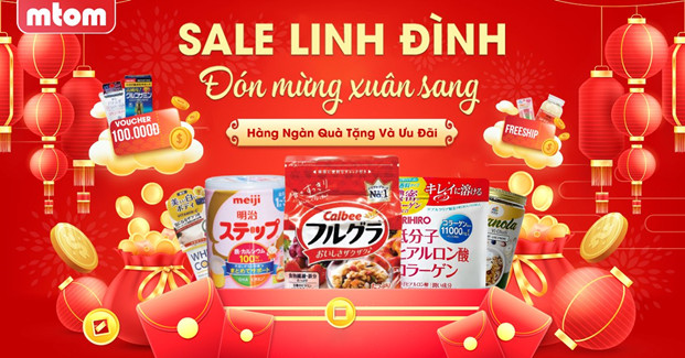 Sàn TMĐT mTom tung ra cực nhiều voucher là deal hot theo chủ đề mỗi ngày